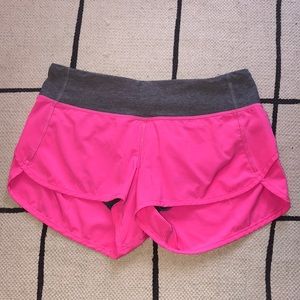 Lululemon speed short hot pink